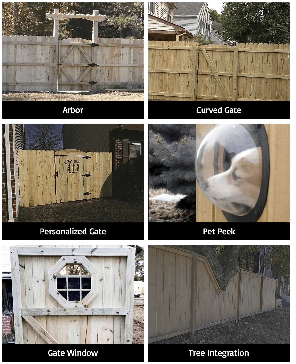 Wood Fence Upgrades
