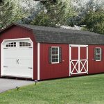 12x24' Painted Barn Garage